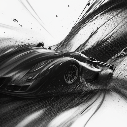 54863-1497664372-(charcoal drawing_1.2), ((best quality)), ((masterpiece)), ((hyper-realistic)), a (formula 1) car speeding on a track, art by SL.png